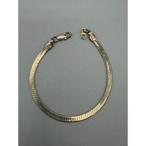 Gold plated snake bracelet #953